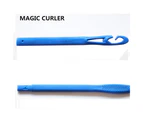 No Heat Hair Roller Curling 24Pcs Rods Set Woman Hair Curlers Rollers Magic Diy Magic-Blue Orange