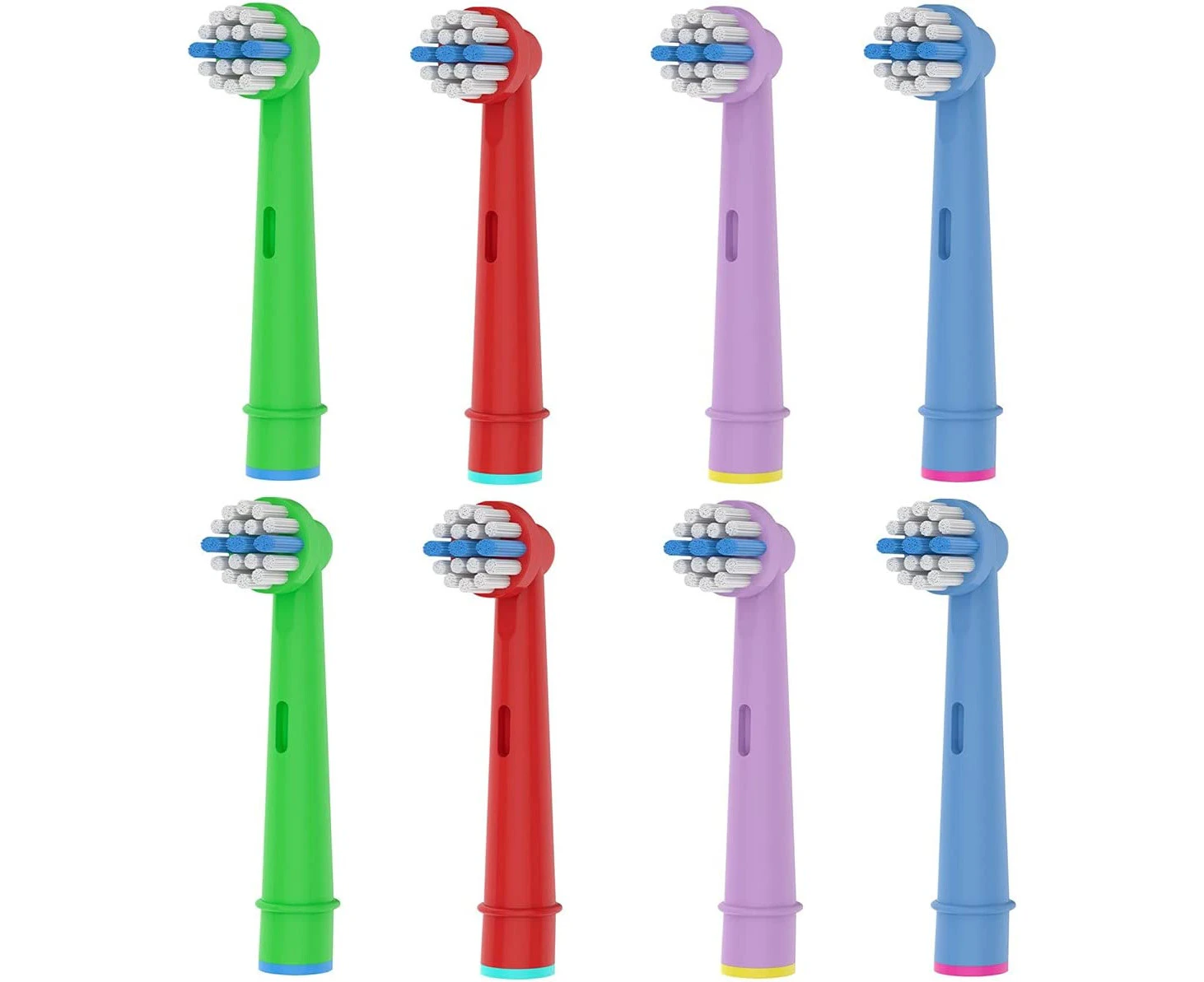 8 Pack Kids Replacement Toothbrush Heads Compatible with Oral B Electric Toothbrush - Kids Replacement Brush Heads Compatible with Braun Oral B T