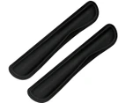 2 Pack,Black Wrist Pad for Keyboard,Memory Foam Computer Keyboard Pad