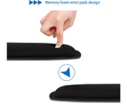 2 Pack,Black Wrist Pad for Keyboard,Memory Foam Computer Keyboard Pad