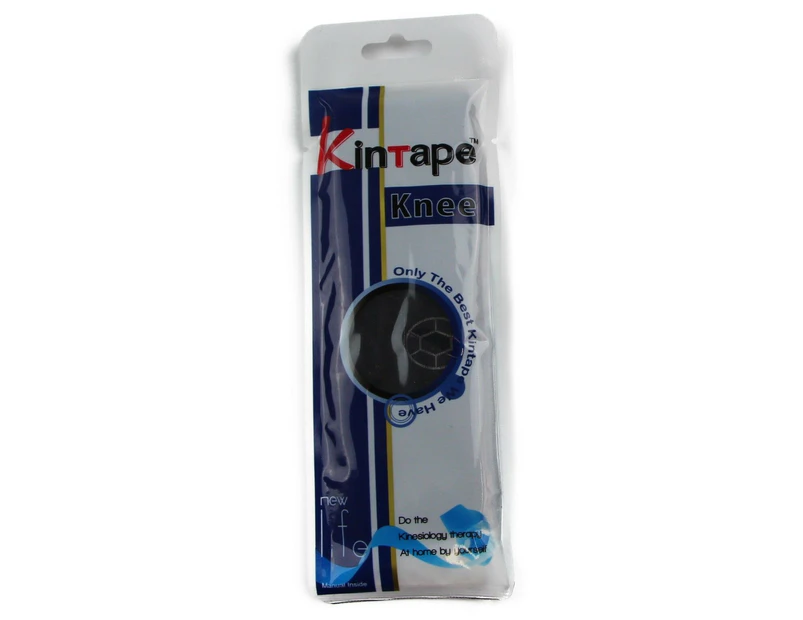 Women Knee Tape Kinesiology Sports Tape - Pre Cut Black