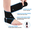 Ankle Support Brace, Adjustable Compression Ankle Braces For Sports Protection, One Size Fits Most For Men & Women-Blue