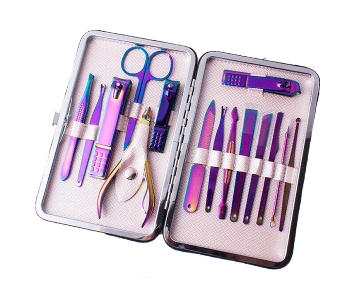 Manicure Set Professional Nail Clippers Kit Pedicure Care Tools- Stainless Steel Grooming Kit