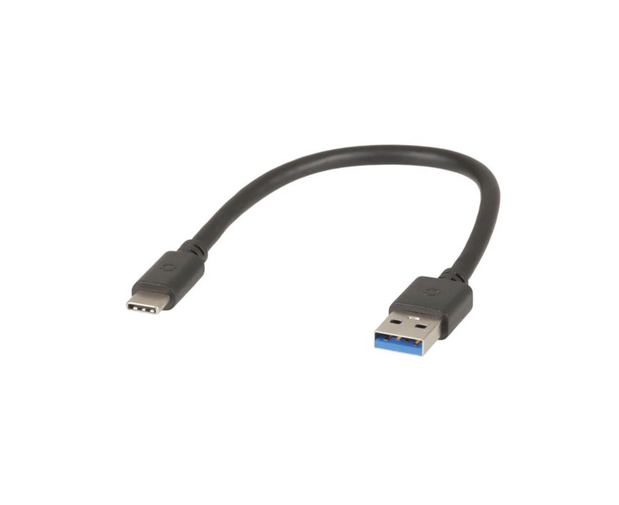 Jaycar USB 3.0 Type-A Plug to Type-C Plug Cable 150mm