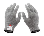 1 Pair Cut Resistant Gloves, Safety Work Glove, Good Performance Level 5 Protection Cuts Glove, Food Grade, Large Size