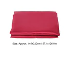145mx320cm household solid color tablecloth Hotel family banquet wedding decoration tablecloth wine red