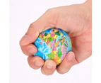 Squishy Squeeze World Map Globe Palm Ball Slow Rising Stress Reliever Kids Toys-6.3CM