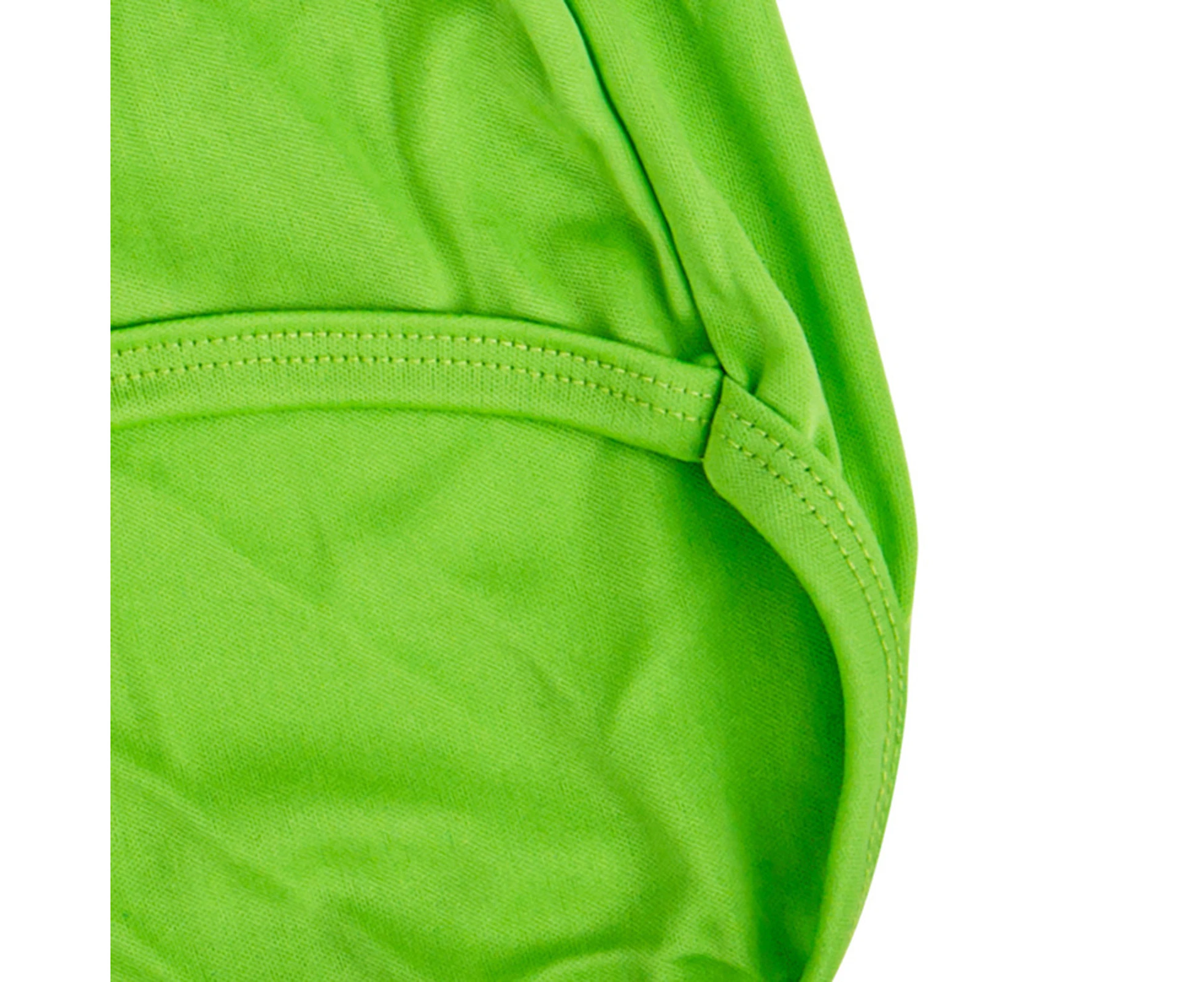 Dog Vest Solid Color Round Neck Elastic Cotton T-shirt Summer Pet Clothes Puppy Costume-Green