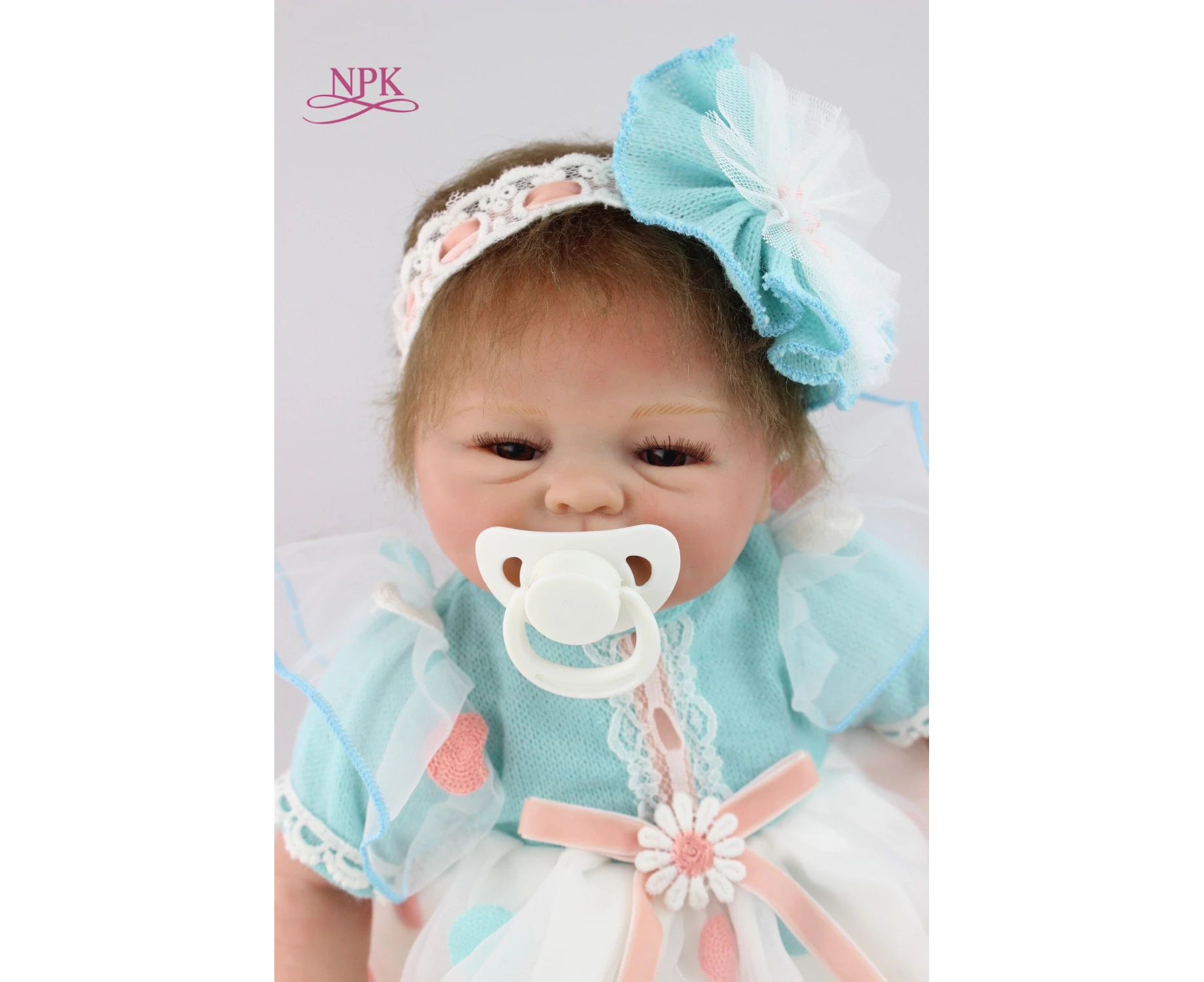 43cm Silicone Reborn Baby Doll Toys Lifelike Interactive Handmade Alive Baby Dolls Play House Girls Fashion Birthday Brinquedos