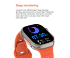 SitopWear Smart Watch Ultra Men Women Smartwatch Bluetooth Calls Temperature Measuring Health Monitoring Wireless Charging - With 3 Straps3