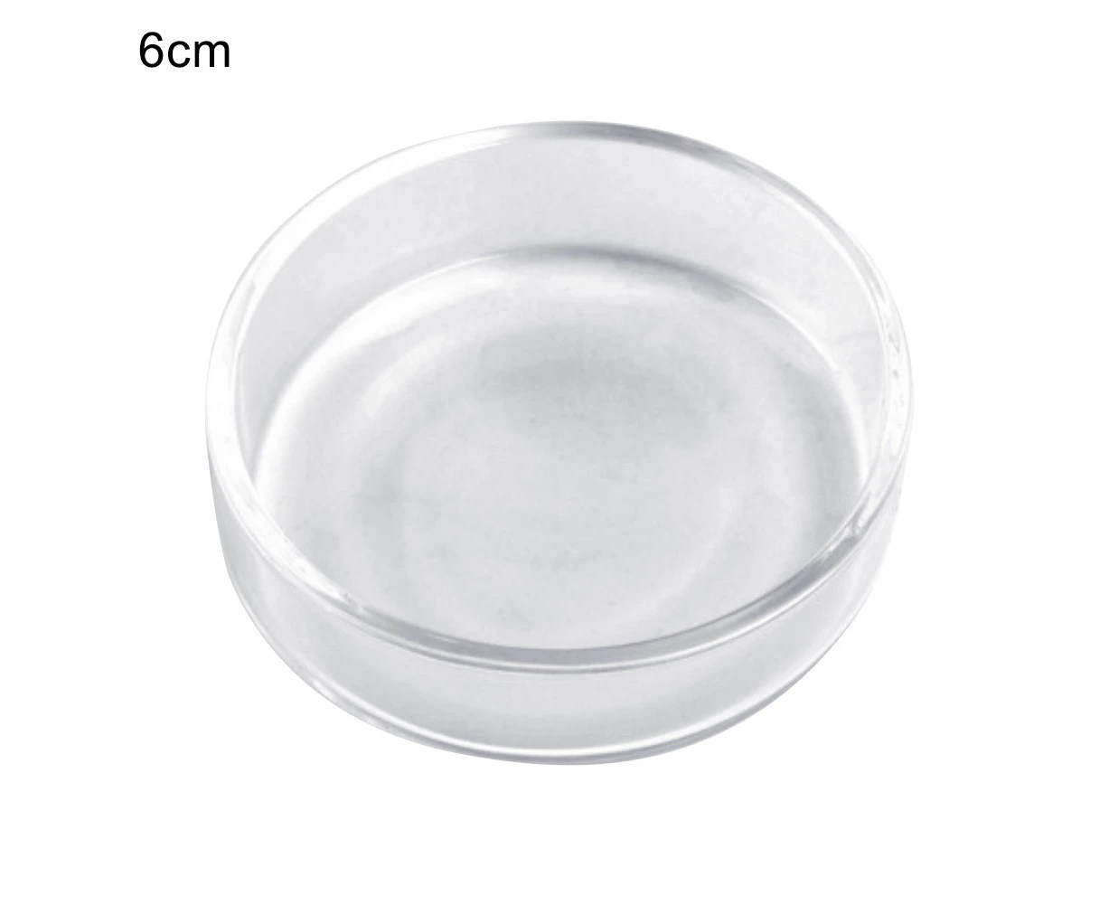 Aquarium Fish Tank Crystal Red Cherry Shrimp Round Glass Feeding Dish Feeder-6cm