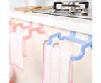 Kitchen Hanging Trash Rubbish Bags Holder Garbage Storage Racks Cupboard Hanger - Green