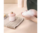 Face Cleanser Foamer Easy to Operate Transparent Bottle Convenient Plastic Foaming Clean Maker for Shampoo-Pink