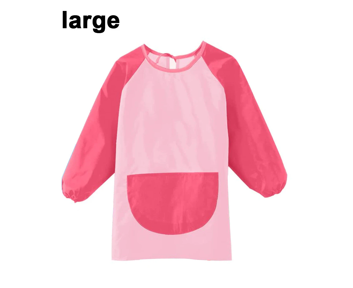 Kids Art Smocks,Long Sleeve Children Smock,Waterproof Anti-oil Kids Apron,With Pockets Art Smock and Apron for Kids