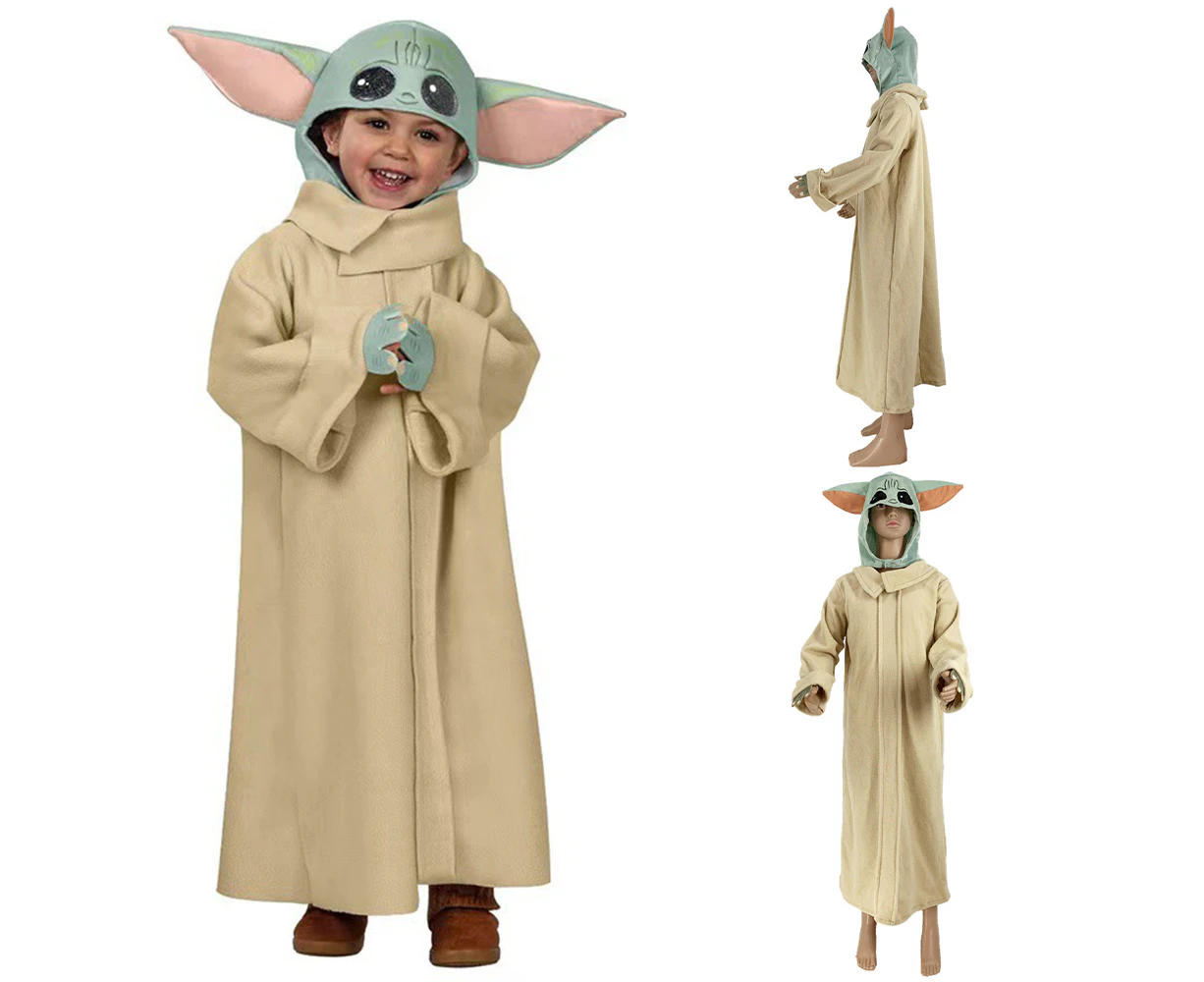 sunwoif Halloween Kids Star Wars Mandalorians Yoda Baby Cosplay Costume