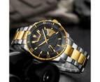 NAVIFORCE Men Luxury Watches Business Casual Gold WristWatch For Men Military Stainless Steel Waterproof Quartz Clock Watch Male