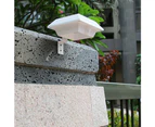 Solar Gutter Lights Outdoor Security Lights, Fenced Gutter Driveway Garden Patio Path Decorative,Warm White