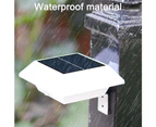 Solar Gutter Lights Outdoor Security Lights, Fenced Gutter Driveway Garden Patio Path Decorative,Warm White