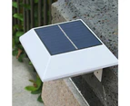 Solar Gutter Lights Outdoor Security Lights, Fenced Gutter Driveway Garden Patio Path Decorative,Warm White