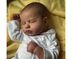 NPK 50CM Newborn Baby Lifelike Real Soft Touch High Quality Collectible Art Reborn Doll with Hand-Drawing Hair LouLou Doll