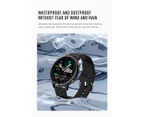 Smart Watch Dial Call Smartwatch MP3 Music Men Women Waterproof Wristwatch For Android iOS Samsung Huawei - Gray With 3 Straps