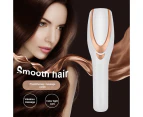 USB Rechargeable Electric Anti Hair Loss Phototherapy Vibration Massage Comb - White