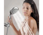 Shower Head ， Flexible Shower Hose, Shower Hand Shower with 5 High Pressure Modes Water Saving