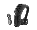 P13 Bluetooth-compatible 5.0 Earphone Noise Reduction Mini Ear Hook Wireless Headphone for Business-Black