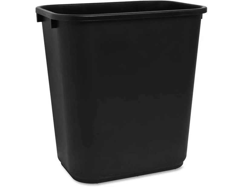 Rectangular 8L. Black Wastebasket