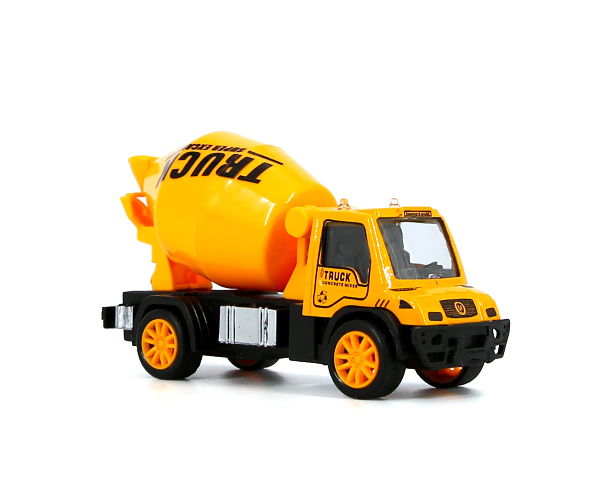 Mini Excavator Blender Dumper Tractor Truck Model Car Toys Engineering Vehicle-B