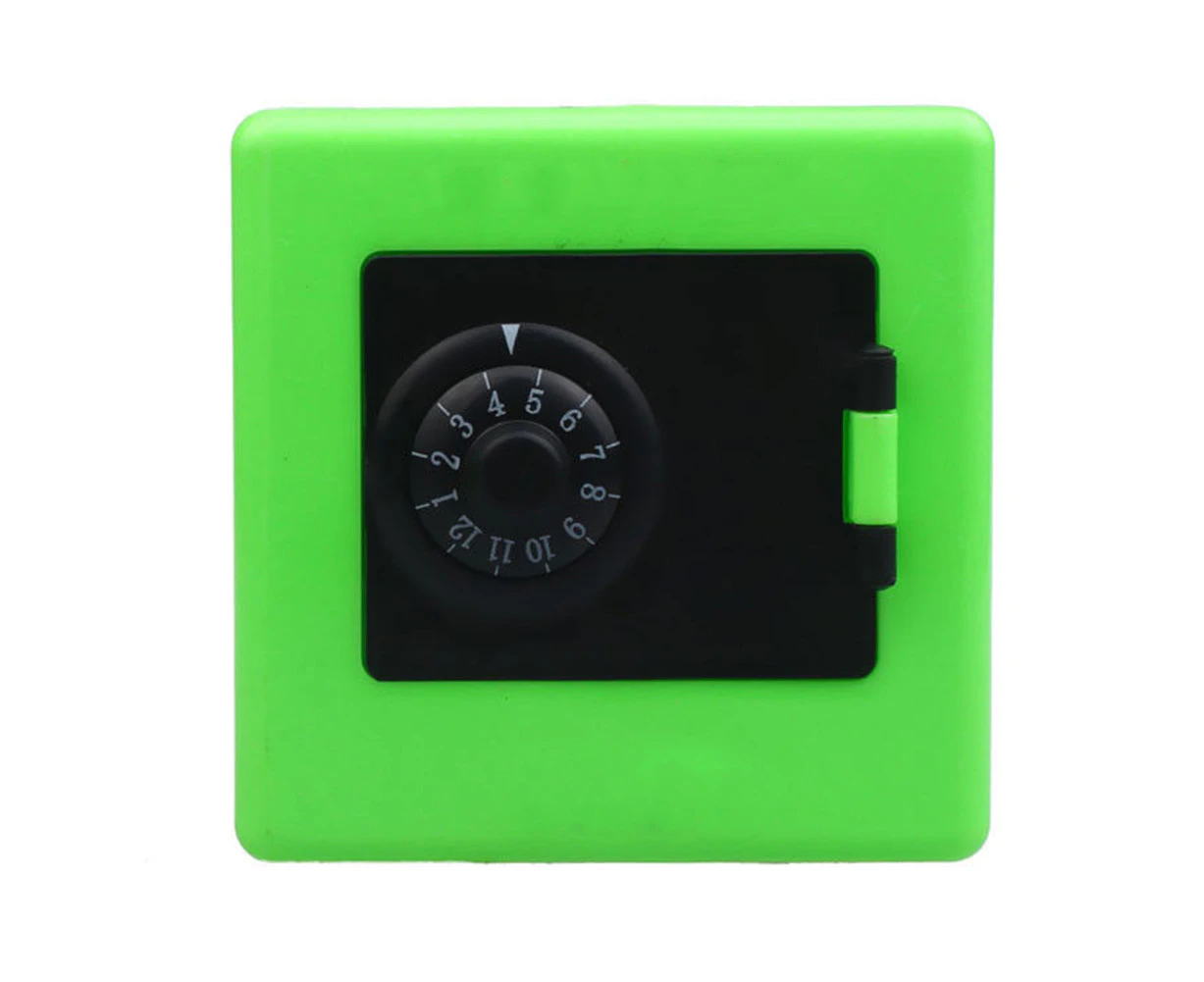 Cute Combination Lock Money Box Code Safe Cash Coins Saving Piggy Bank Gift - Green