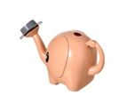 Elephant Shape Water Can Cute Large Capacity Plastic Creative Watering Can for Garden-Orange S