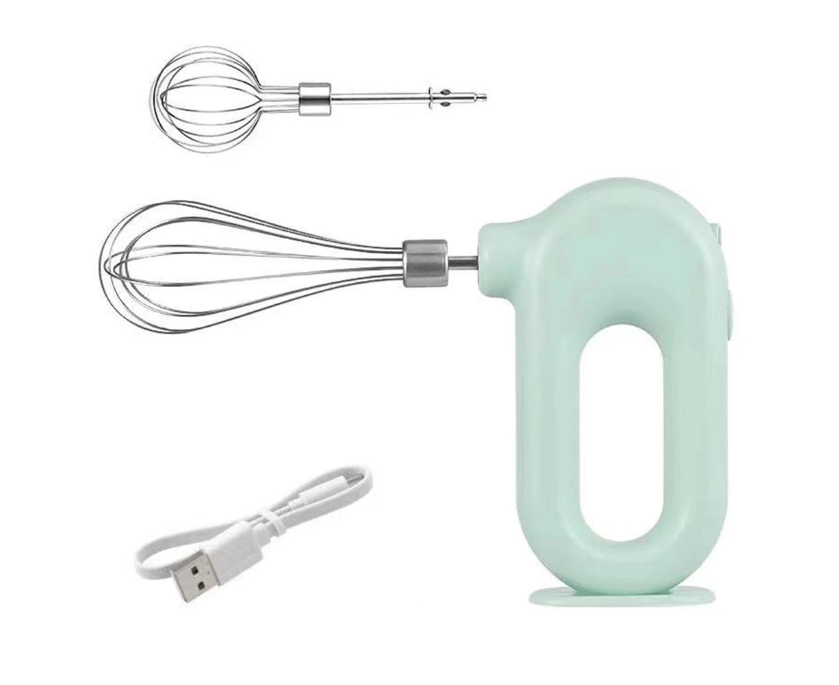 Kitchen aid stand hand electric small mini cordless cake food baking mixer whisker, whisk mint green kitchen accessories handheld household