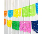 Square Mexican Cinco Festival Dead Theme Party Decor Banner Baby Shower Supplies - 3