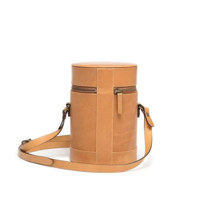 ONA The Campbell Crossbody Italian Leather Bag Shoulder Strap Camera Case Sahara Light Brown