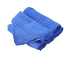 50PCS Blue Microfibre Cloths Car Cleaning Cloth Detailing Towels Washing Duster