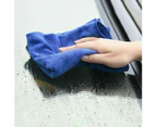 50PCS Blue Microfibre Cloths Car Cleaning Cloth Detailing Towels Washing Duster