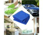 50PCS Blue Microfibre Cloths Car Cleaning Cloth Detailing Towels Washing Duster