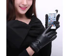 1 Pair Winter Gloves Good Thermal Insulation Sensitive Comfortable Waterproof Touch Screen Gloves for Exercising Style2