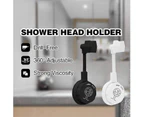 Handheld Shower Head Holder, Universal Adjustable Shower Bracket, Flexible 360° Adjustable Rotatable Shower Head Wall Mount Holder