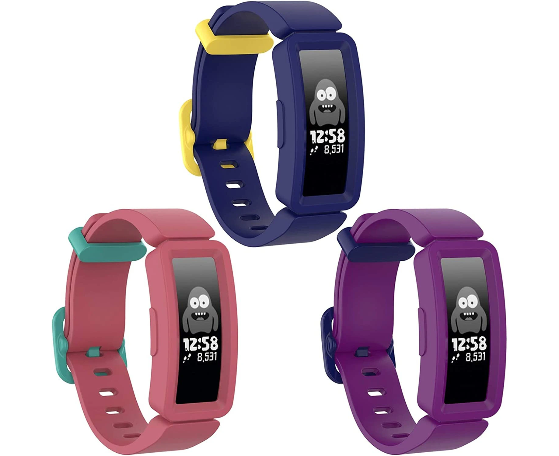 Compatible with Fitbit Ace 4 Child Soft Silicone Bracelet Accessories