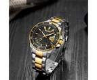 NAVIFORCE Men Luxury Watches Business Casual Gold WristWatch For Men Military Stainless Steel Waterproof Quartz Clock Watch Male