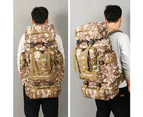 80L Large Capacity Oxford Cloth Outdoor Sports Travel Backpack Shoulder Pouch Jungle Digital