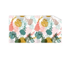 Super Soft Beach Towel Multifunctional Anti-fade Floral/Plant Print Washcloths for Summer H