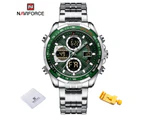 NAVIFORCE Luxury Brand Male Watches Fashion Quartz Chronograph Men's Watch Digital Sport Waterproof Wristwatch Relogio Masculino