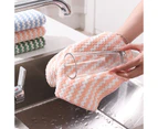 5PCS Microfibre Cleaning Cloth Microfiber Dish Car Glass Kitchen Towel Washing Rag Mix Color