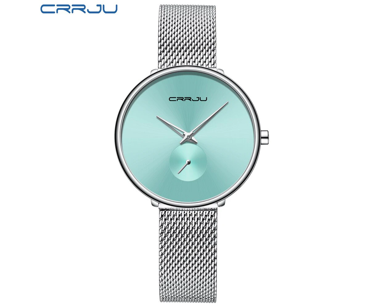 CRRJU Women Watches Luxury Wrist watch relogio feminino Clock for Women Milanese Steel Lady Rose Gold Quartz Ladies Watch New