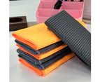 Honeycomb Soft Microfiber Towel Car Care Cleaning Wash Cloth Wax Polishing Tool Dark Gray