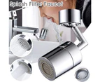 Dual Mode Rotating Kitchen Faucet Splash Filter Spray Faucet Foam Aerator Nozzle With 22mm To 24mm Adapter Mesh Filter