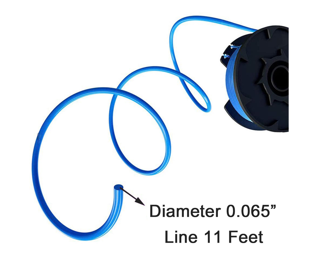 Ac14Rl3A String Trimmer Replacement Spool Line With 522994001 Cap For
